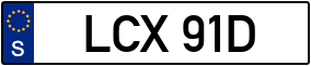 Truck License Plate